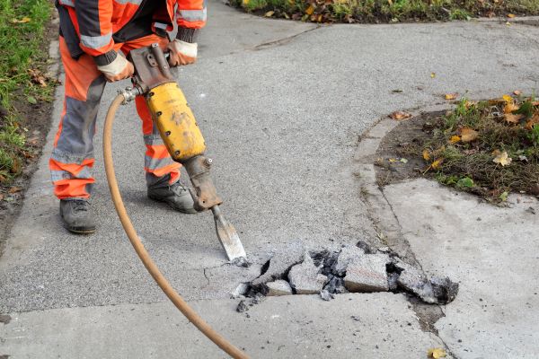 Concrete Sidewalk Removal in Pflugerville