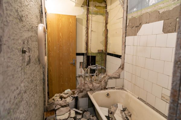 Shower Tile Demolition in Pflugerville